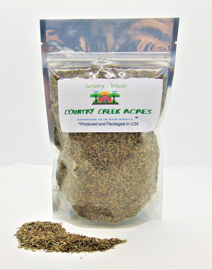 Whole Savory Spice -  Pungent, Bitter, and Very Aromatic. - Country Creek LLC