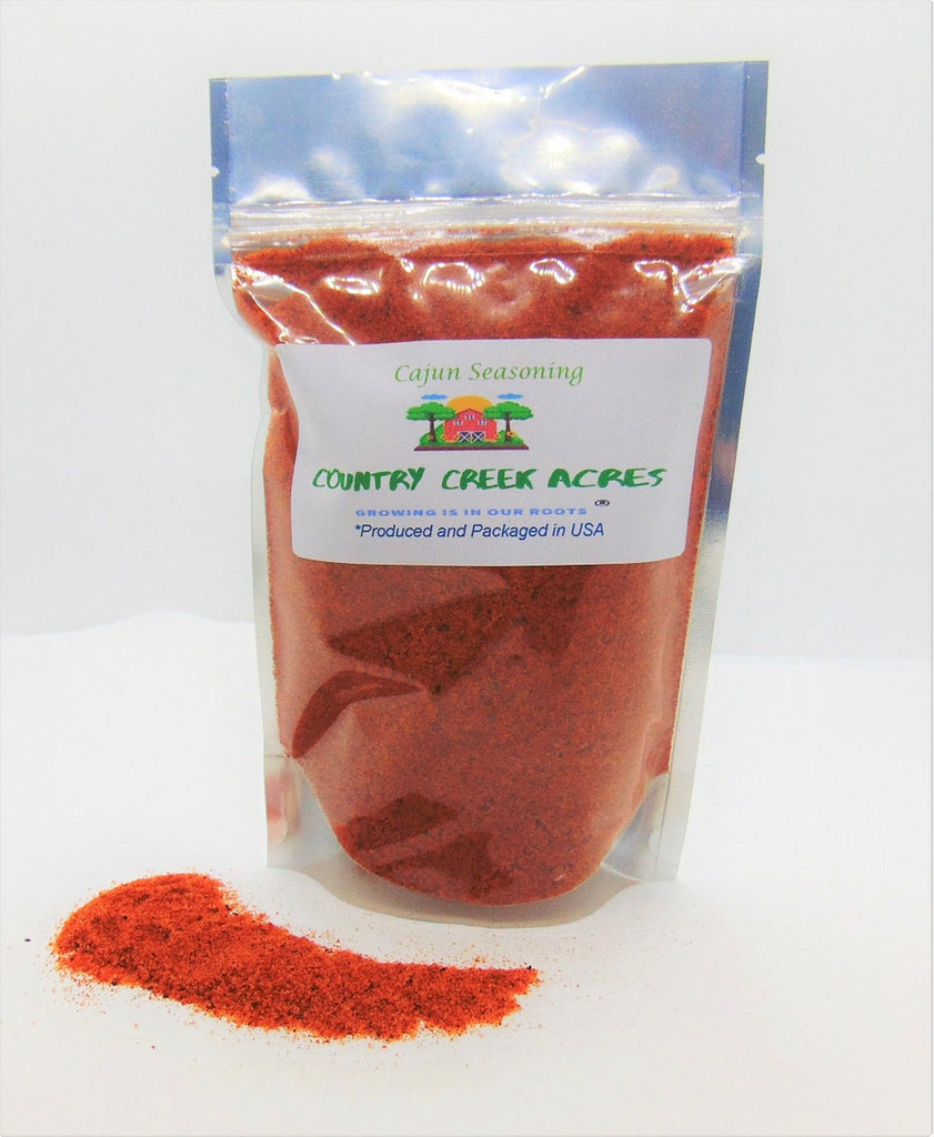 Cajun Seasoning Spice - Spicy, Savory and Zesty Flavor! - Country Creek LLC- Adds Flavor and Aroma to Almost Everything!