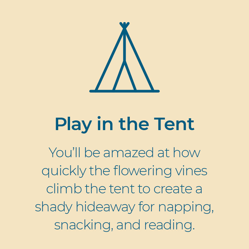 kids read a book or nap in backyard play tent bean teepee