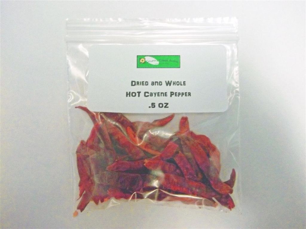 Cayenne Pepper, Whole Dried, Organic,  Delicious Fresh Spicy Dried Herb