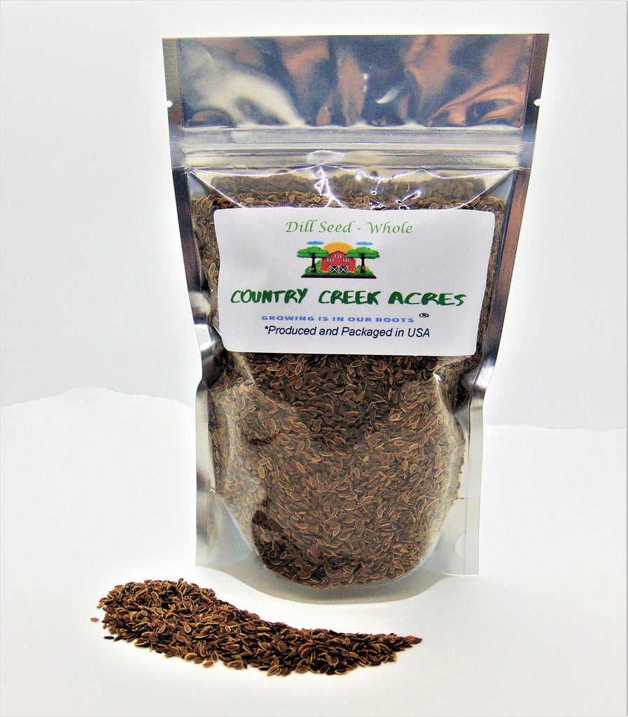 Whole Dill Seed Seasoning - An aromatic herb commonly used for pickling as well as for cooking - Country Creek LLC