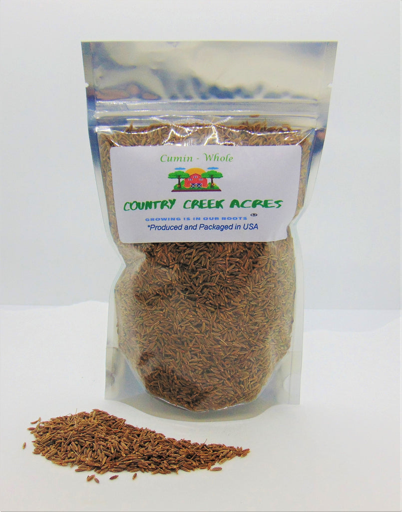 Whole Cumin Seed for Seasoning - Extremely Aromatic and has a Warm Earthy Flavor-Country Creek LLC