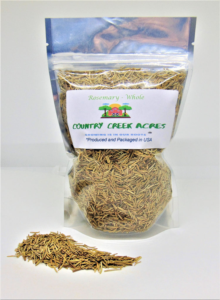 Whole Rosemary Seasoning - An Aromatic, Sweet, Nutty, Piney Flavor - Country Creek LLC